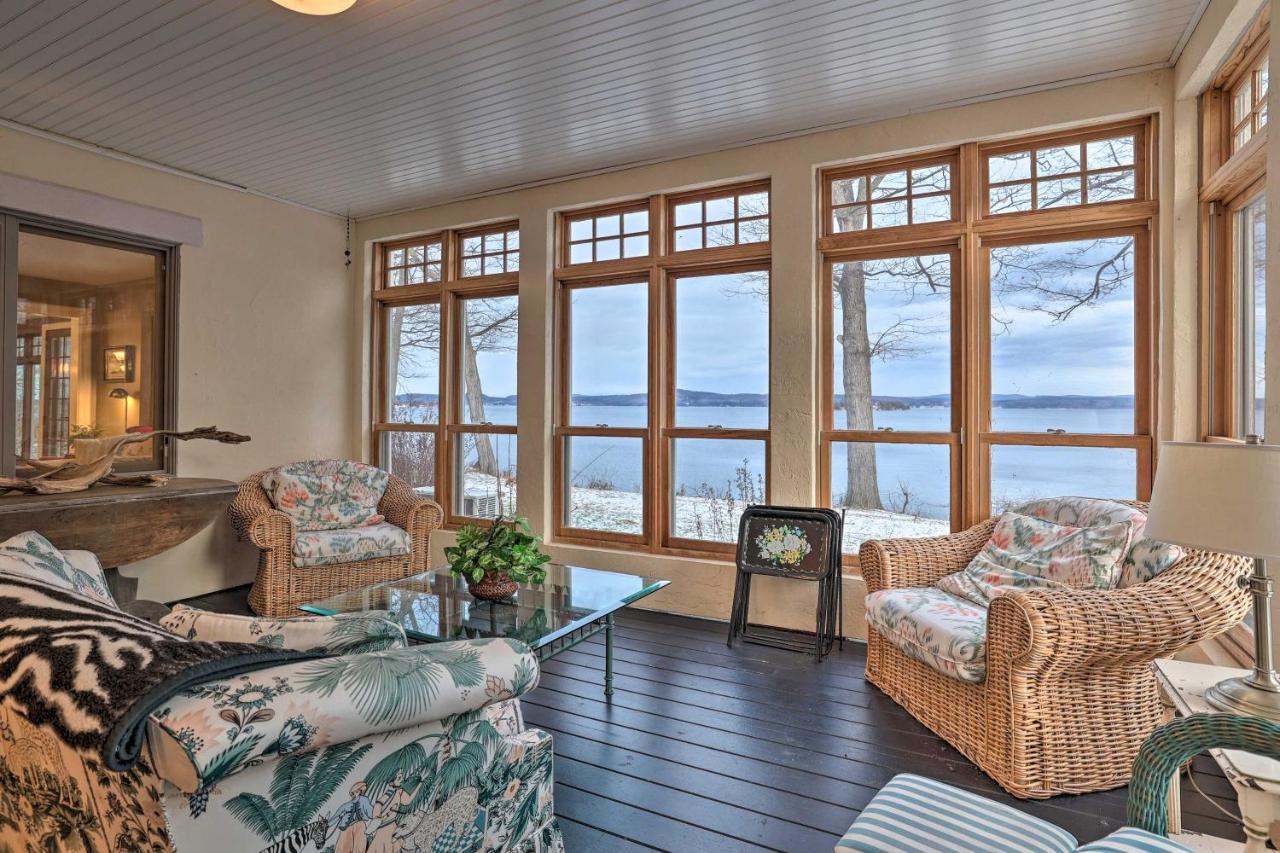 Stunning South Hero Home On Lake Champlain With View Kültér fotó