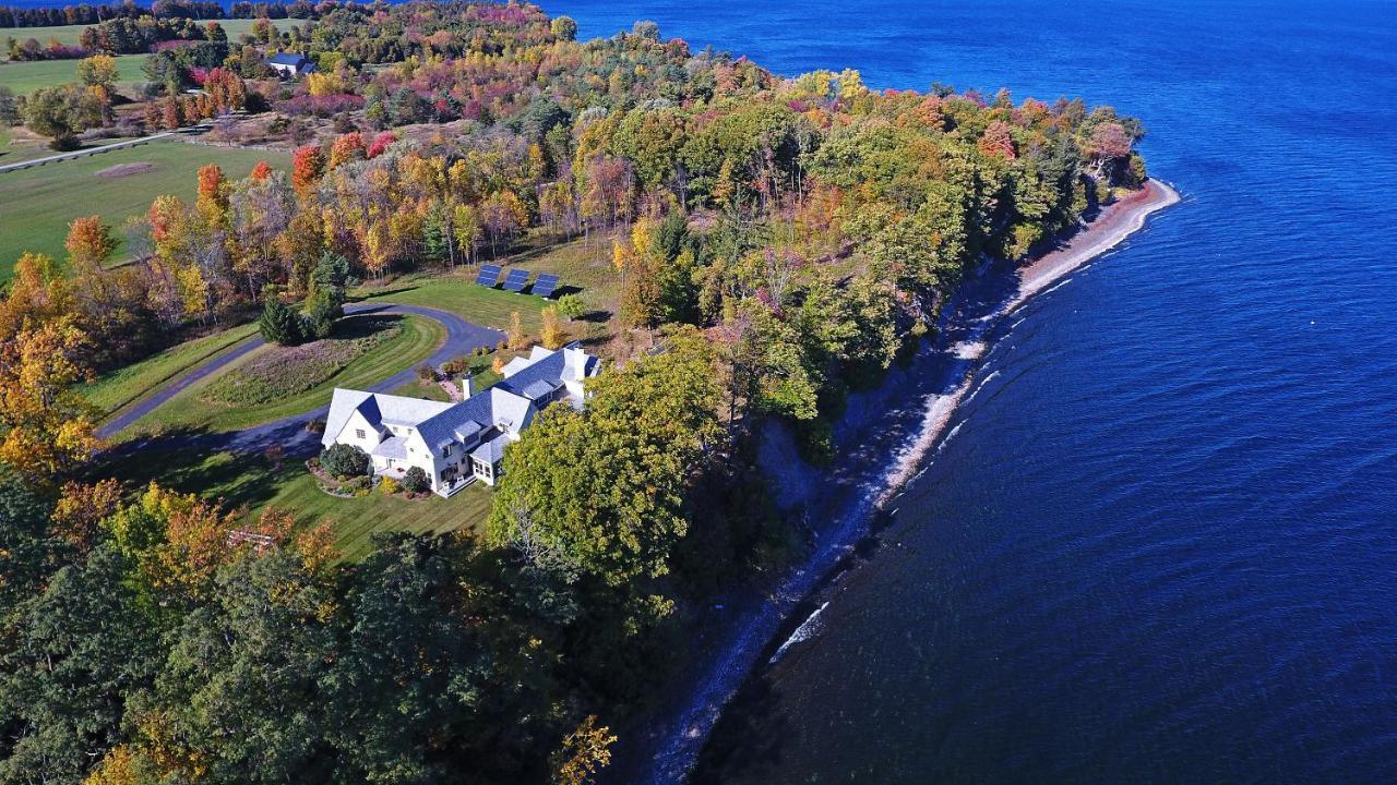 Stunning South Hero Home On Lake Champlain With View Kültér fotó