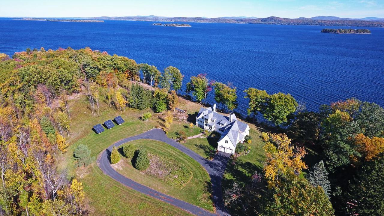 Stunning South Hero Home On Lake Champlain With View Kültér fotó