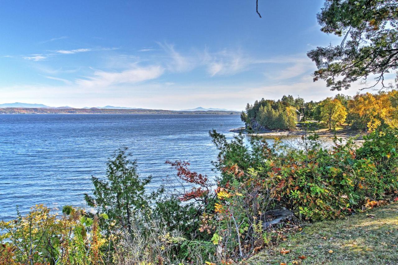 Stunning South Hero Home On Lake Champlain With View Kültér fotó